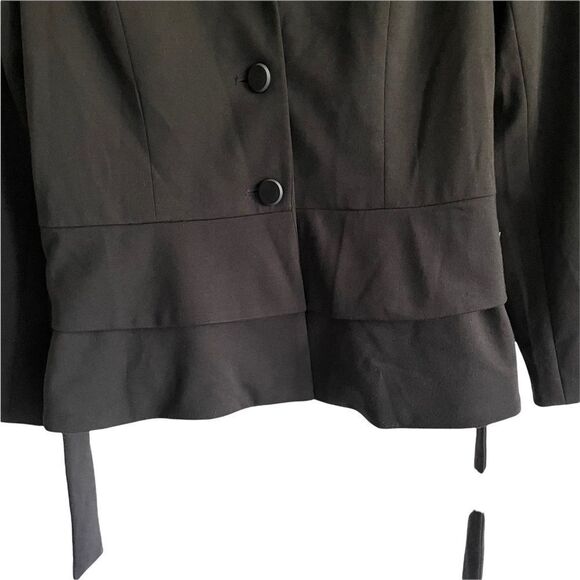 SANDRO Button Front Blazer Black M - Picture 8 of 9